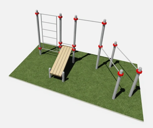 Скамья, шведская стенка, турник и брусья