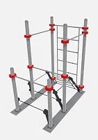 Переносной спортивный комплекс 2,52м×1,3м×0,15м - ПСК002