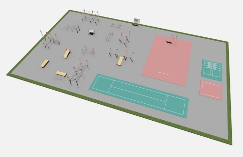 Спортплощадка Workout 39 м х 25 м